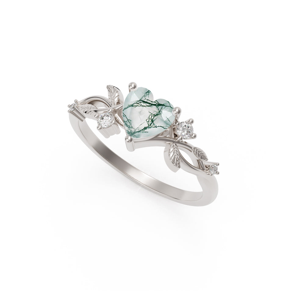 Edelsteinring aus Sterlingsilber