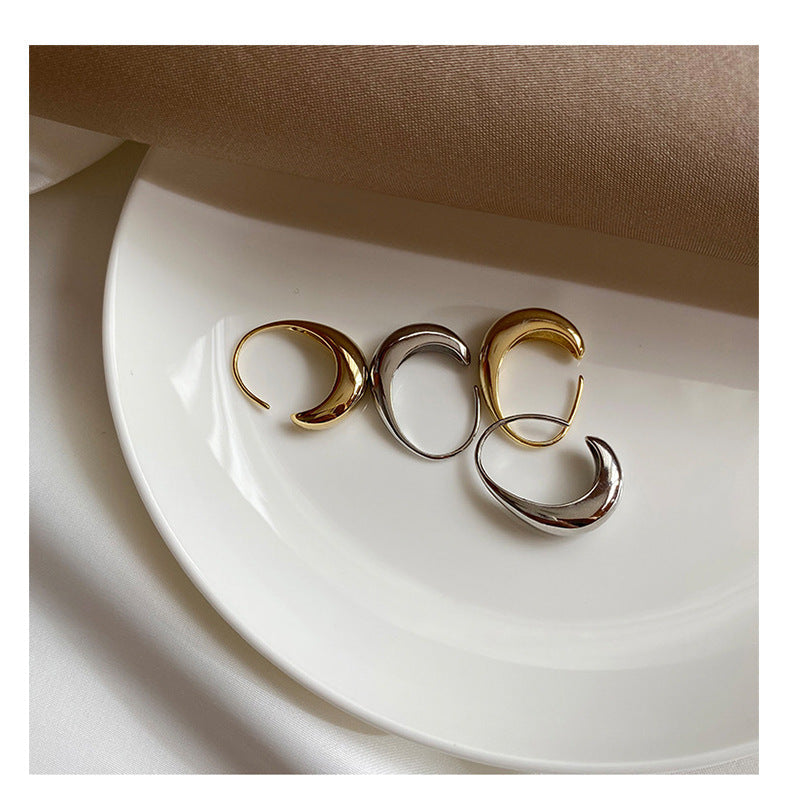 Klassische Tropfen-Reifen-Ohrringe