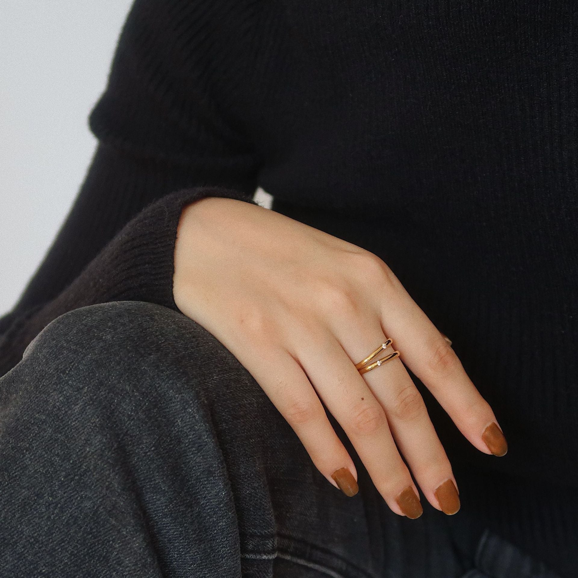 Quadratischer dünner Ring