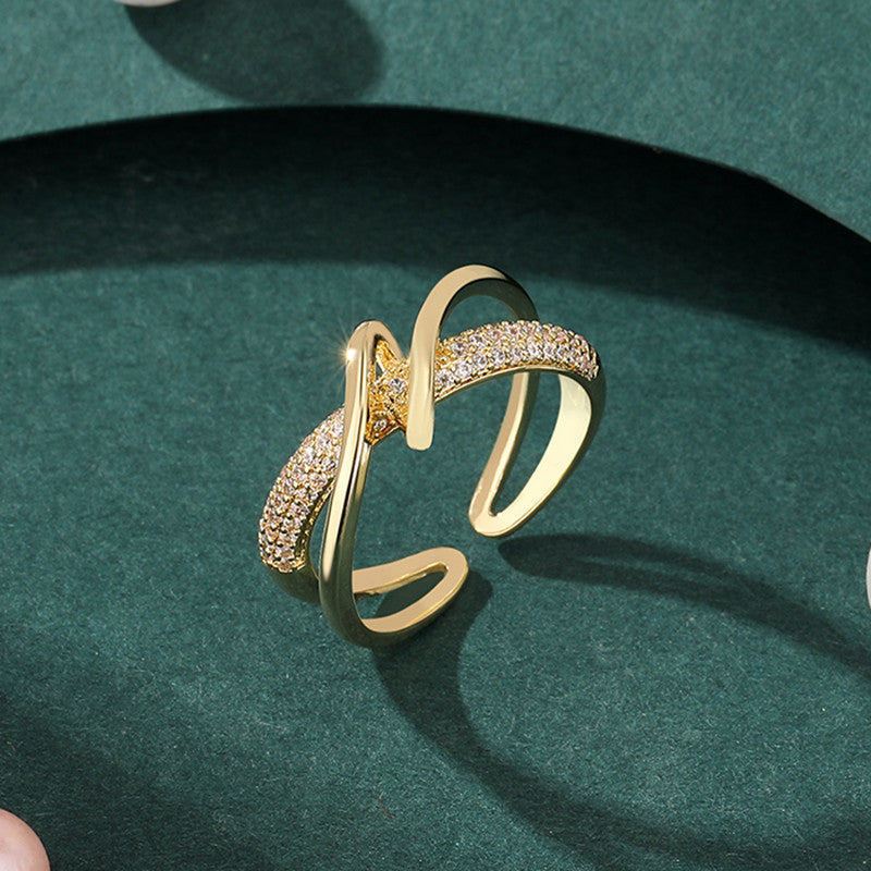 Personalisierter geometrischer verstellbarer Ring