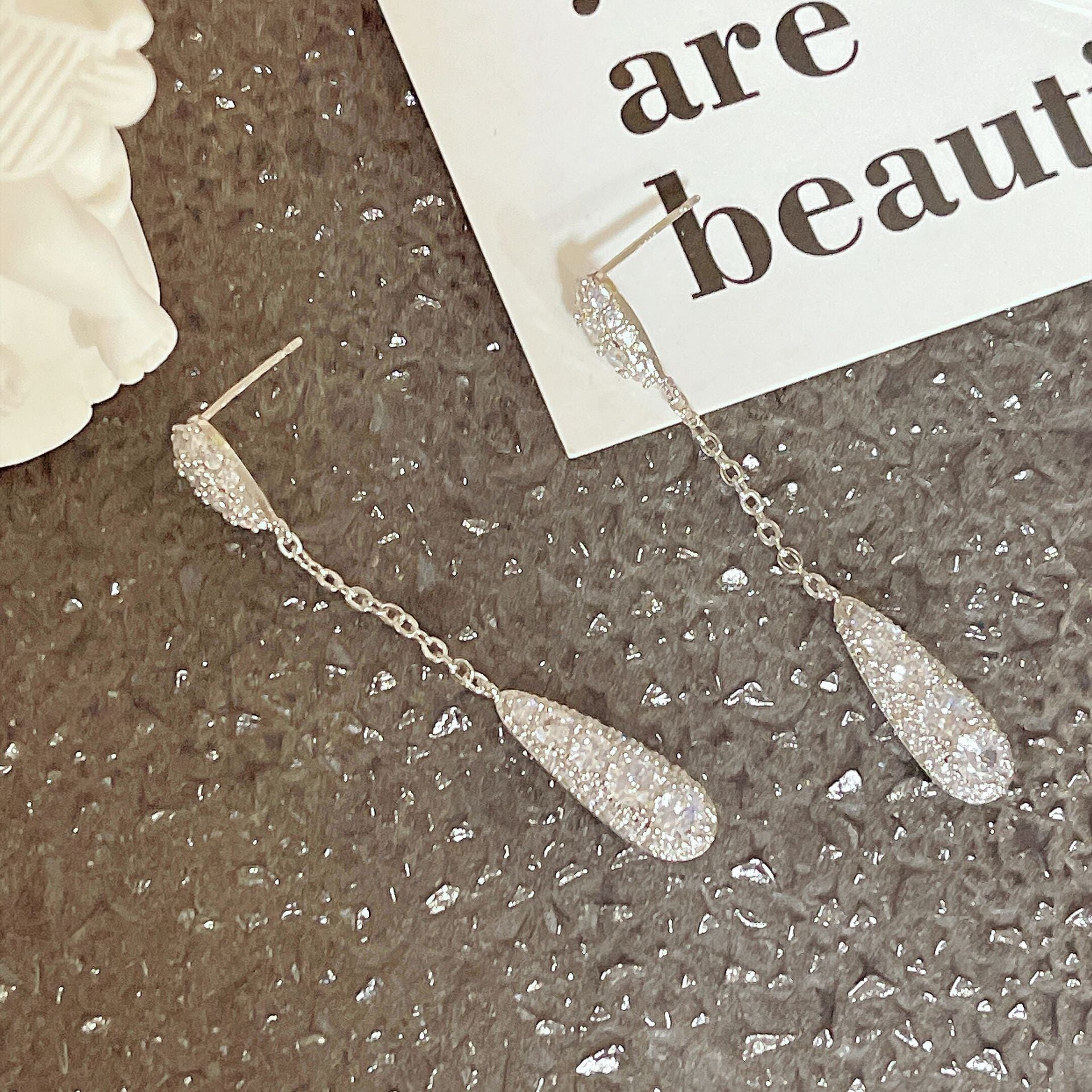 Wassertropfen-Ohrringe