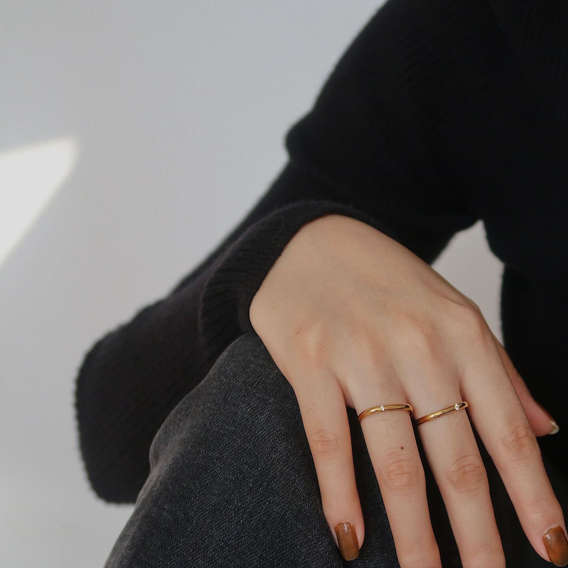 Quadratischer dünner Ring