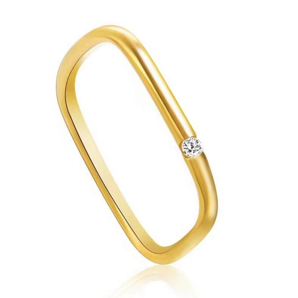 Quadratischer dünner Ring