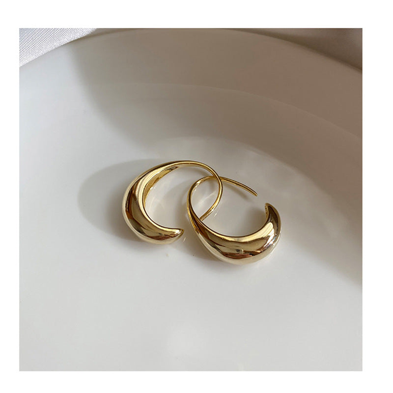 Klassische Tropfen-Reifen-Ohrringe