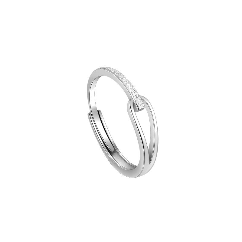 Silber Rupert's Tränen Ring