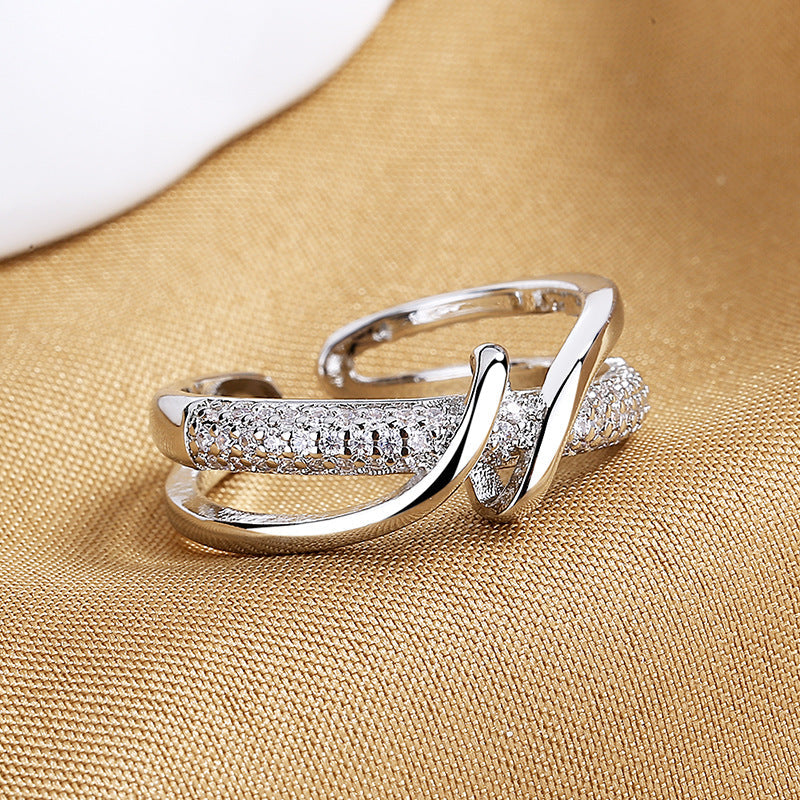 Personalisierter geometrischer verstellbarer Ring