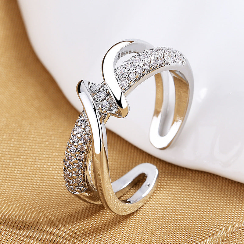 Personalisierter geometrischer verstellbarer Ring
