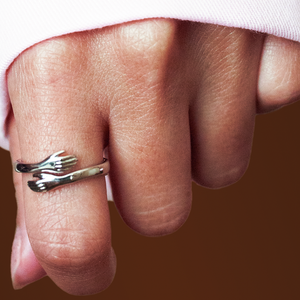Silber Umarmung Ring