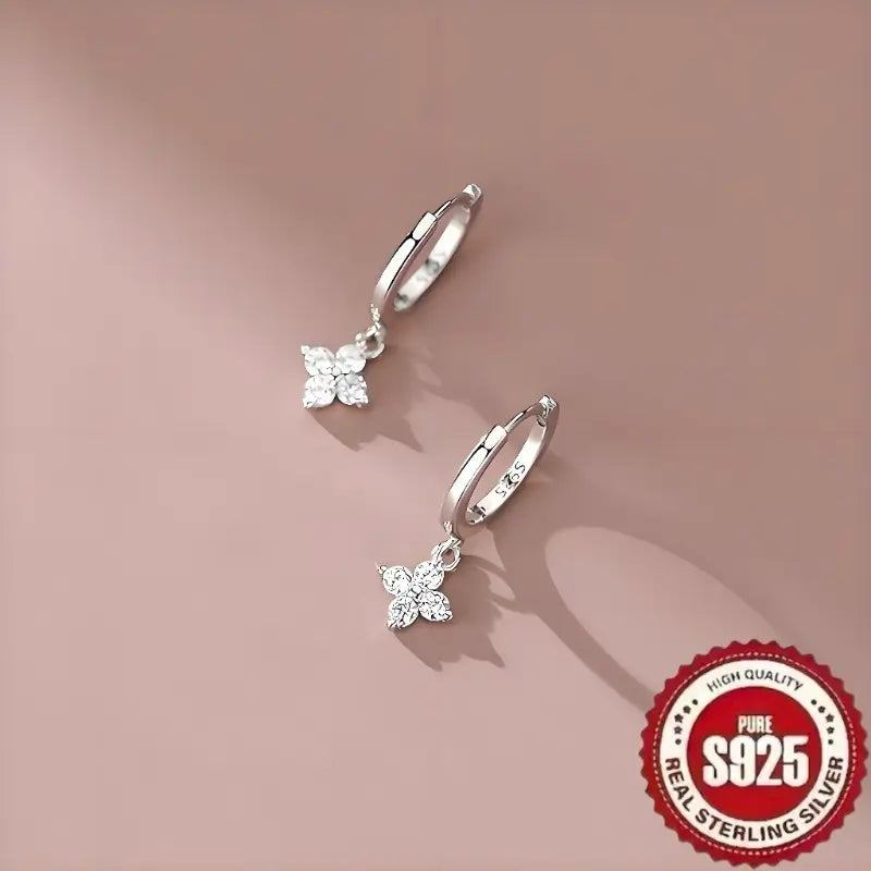 Kleeblättchen - 925 Sterling Silber