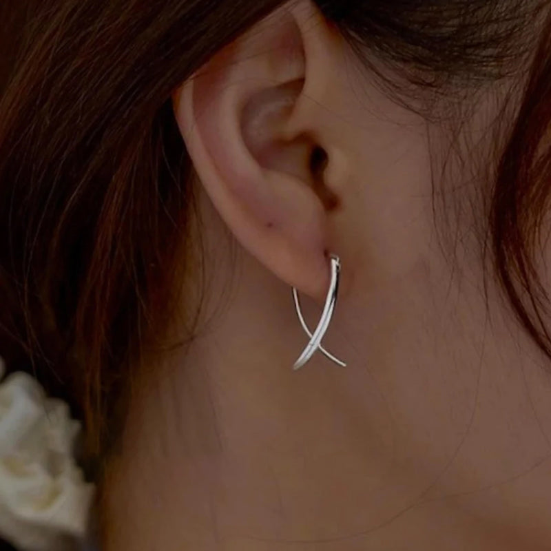 Simple Line Ohrringe