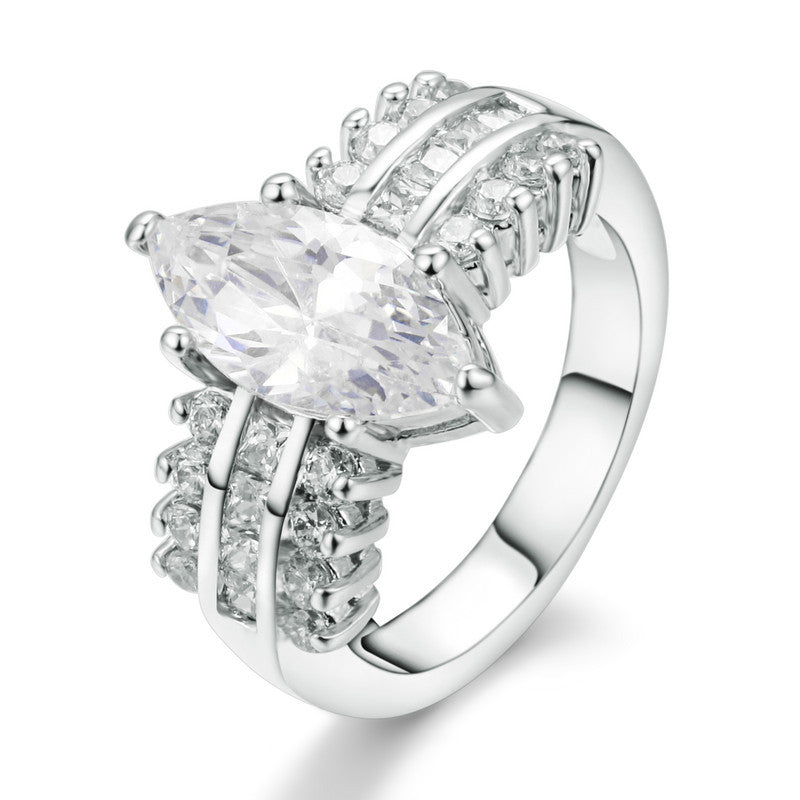 Odette Mercer Ring | Weißgold