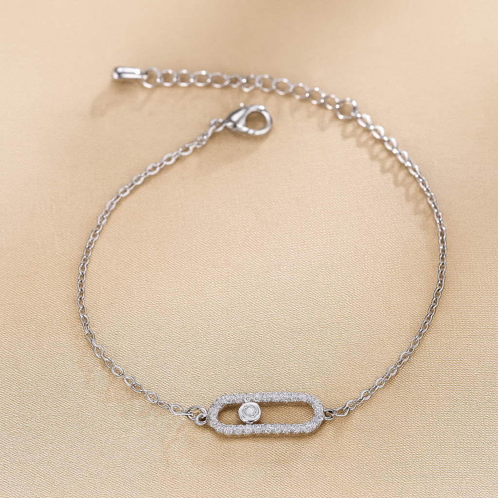 Erin Trendiges Minimalistisches Zirkonia-Armband