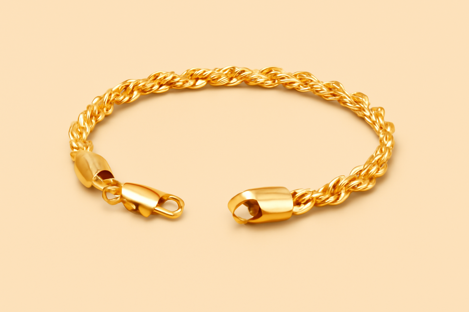 Stylisches 3mm Twist-Armband - Perfekt für Sie und Ihn