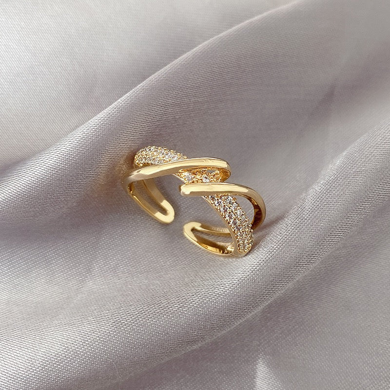 Personalisierter geometrischer verstellbarer Ring