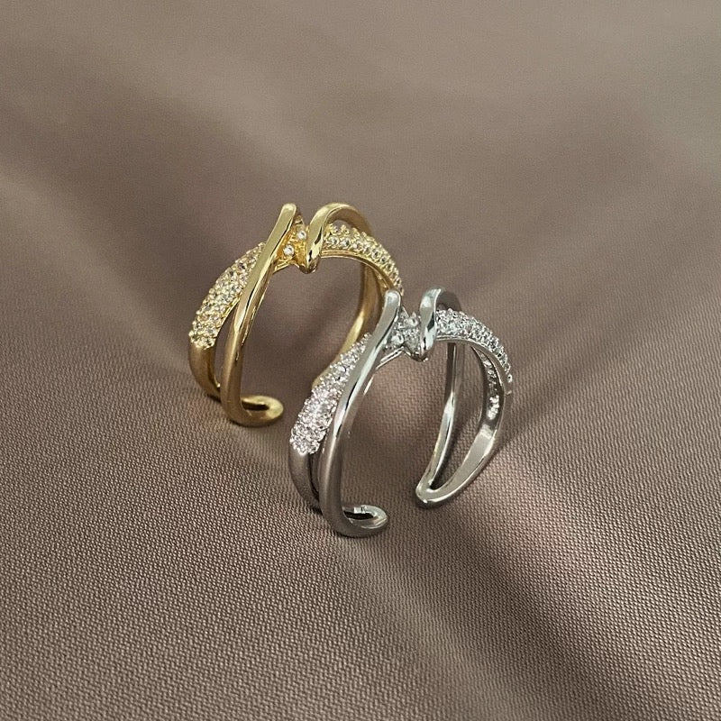 Personalisierter geometrischer verstellbarer Ring