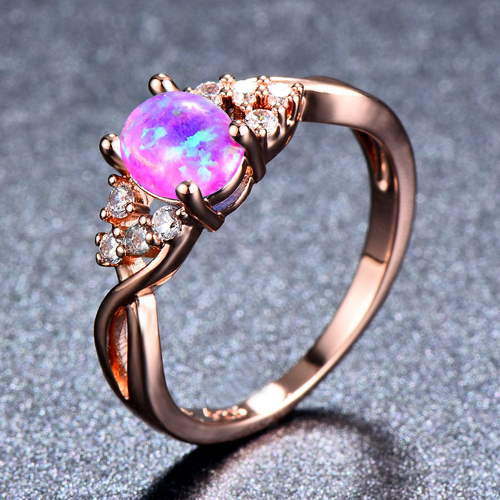 Sylva Moonhart Lila Ring | Roségold