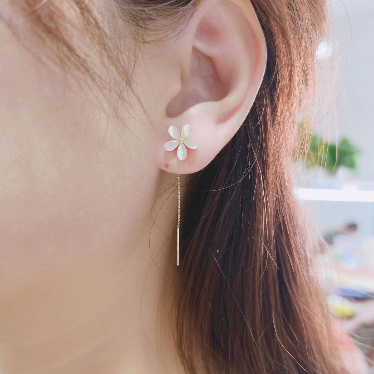 Florale Rest-Ohrringe