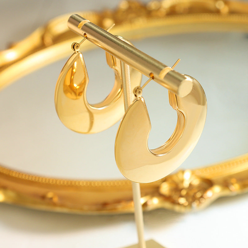 Sol Gold Hoop-Ohrringe