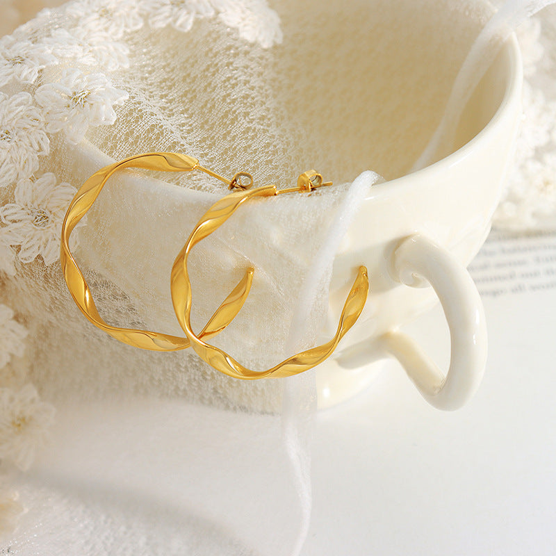 Iris Gold-Ohrringe