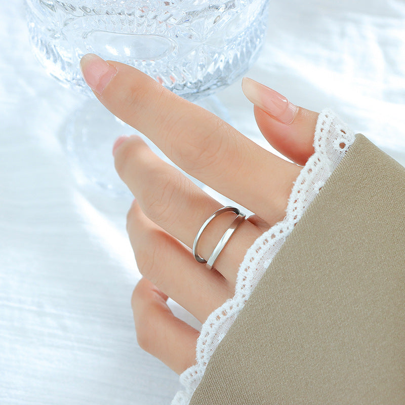 Goldring mit Nilbeschichtung