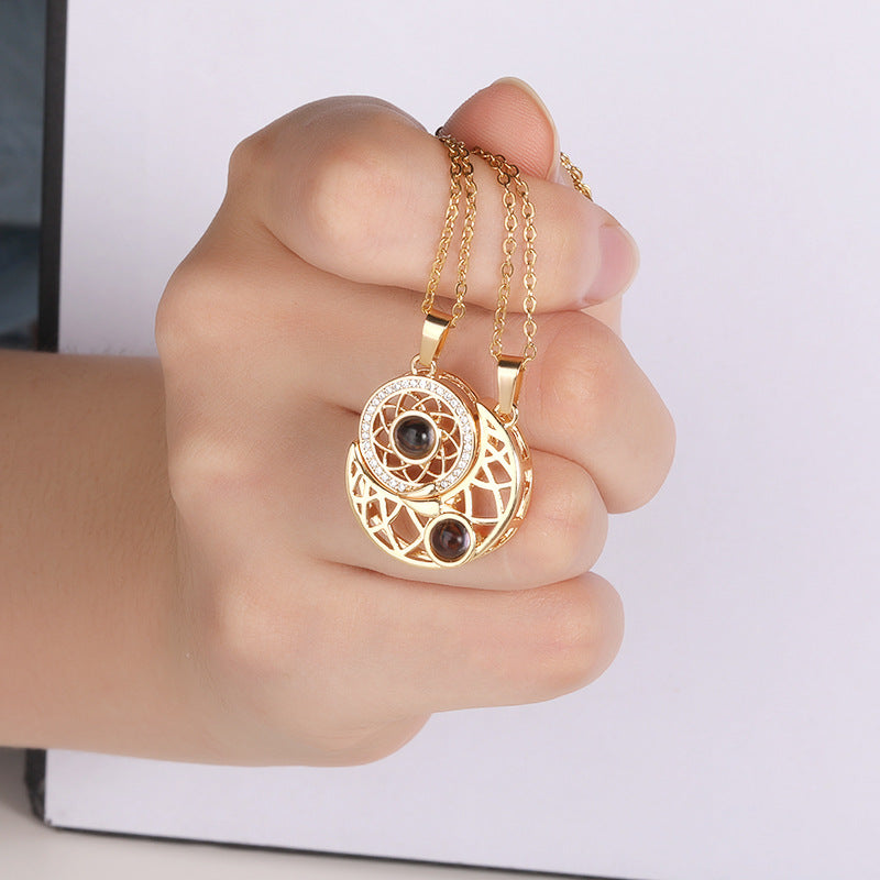 "Liebe dich bis zum Mond und zurück“ Ketting