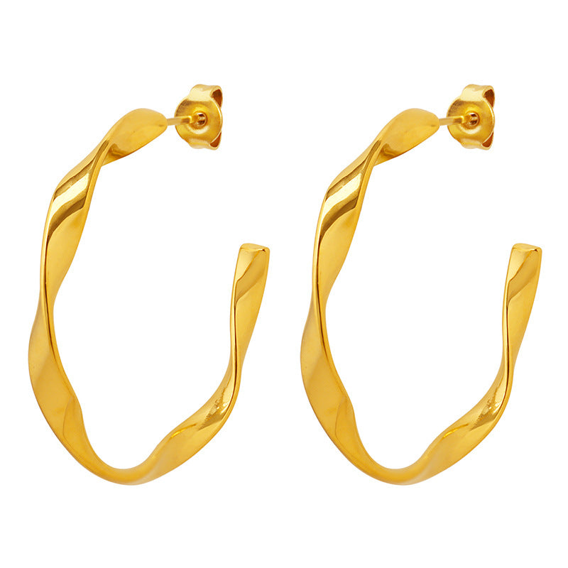 Iris Gold-Ohrringe