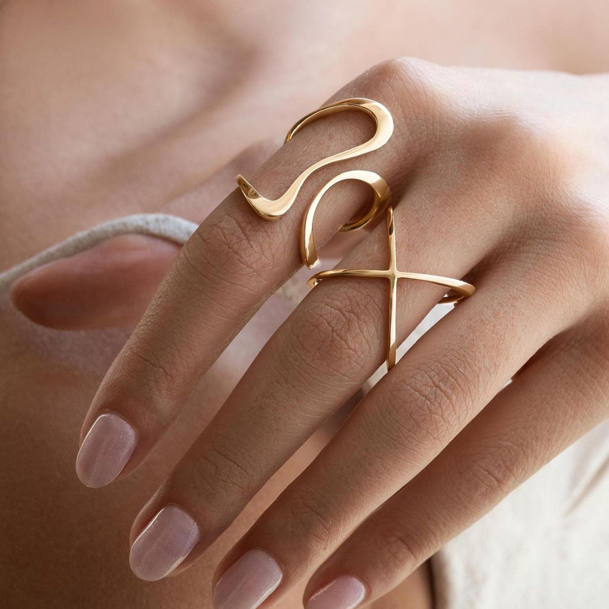 Mosaik Gold Ring