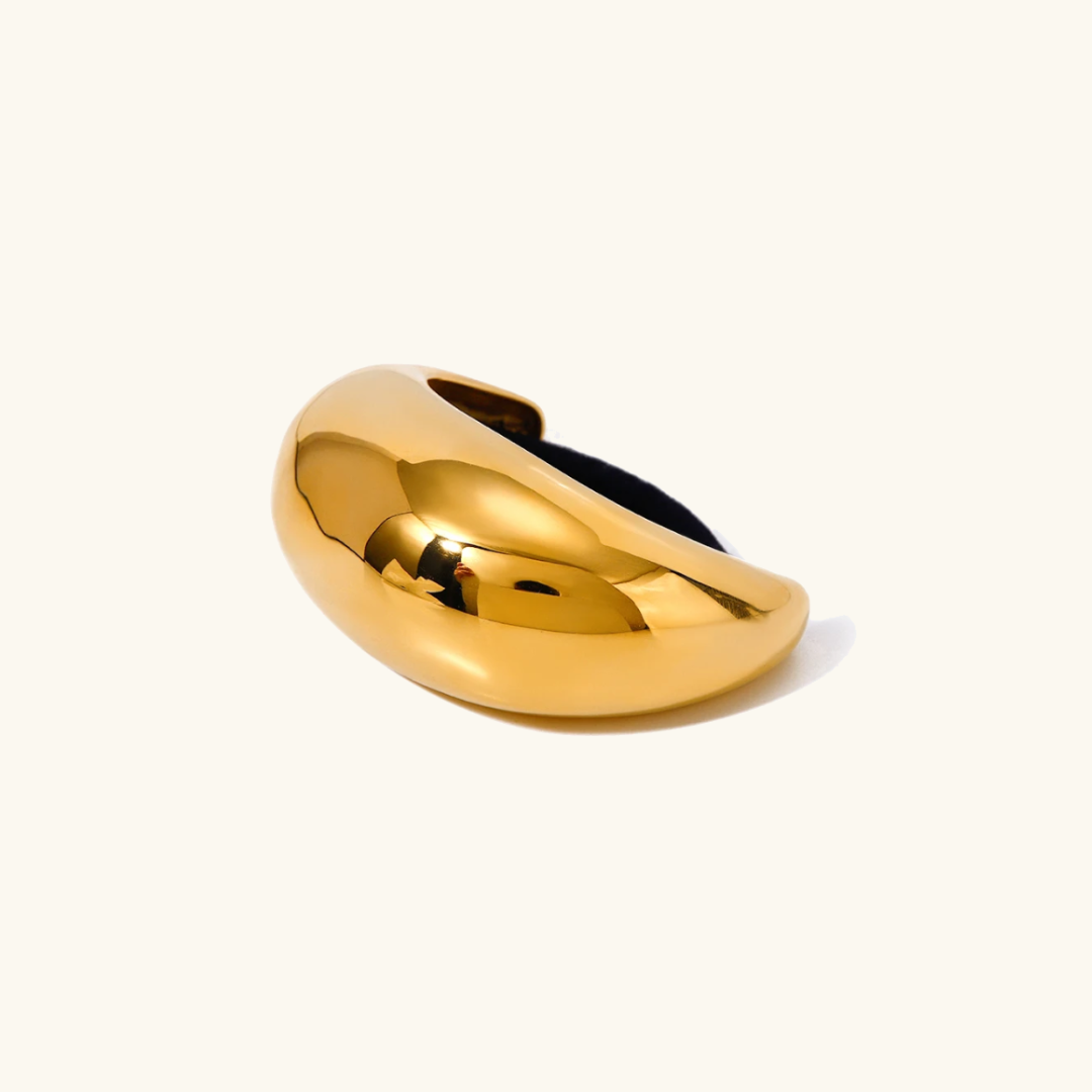 Gold-Kuppel-Pony-Manschette