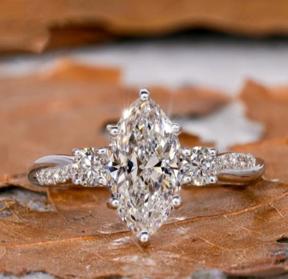 Maxine Ring-Satz | Weißgold