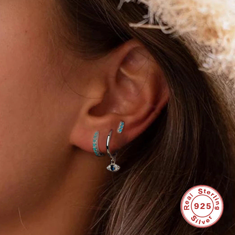 Die Sienna Evil Eye Ohrringe - Gold - Schutz trifft auf Eleganz