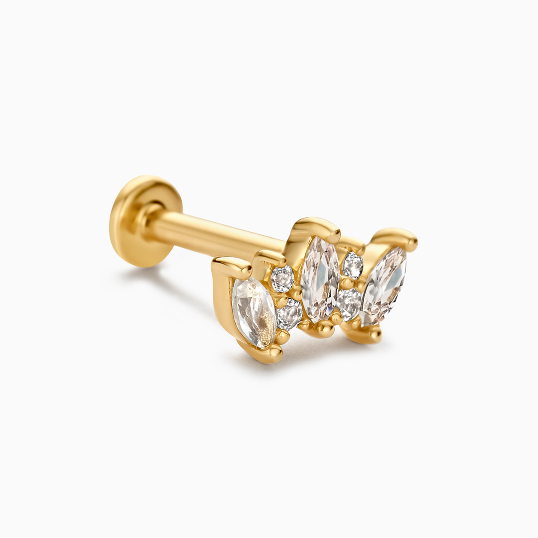 Kronenpiercing | Gold
