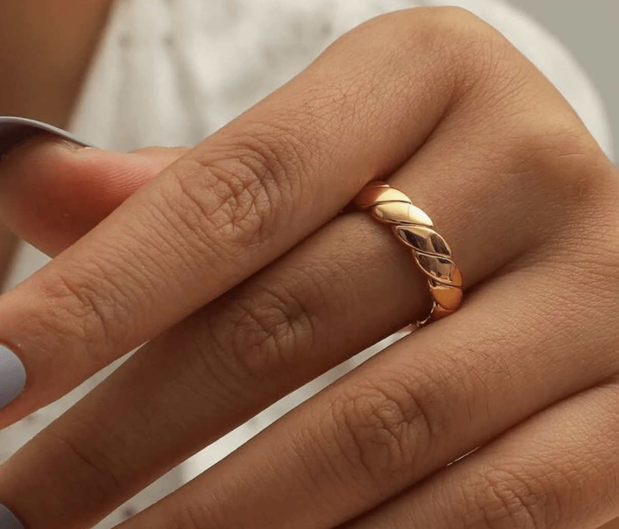 Lacy Ring | Vergoldet