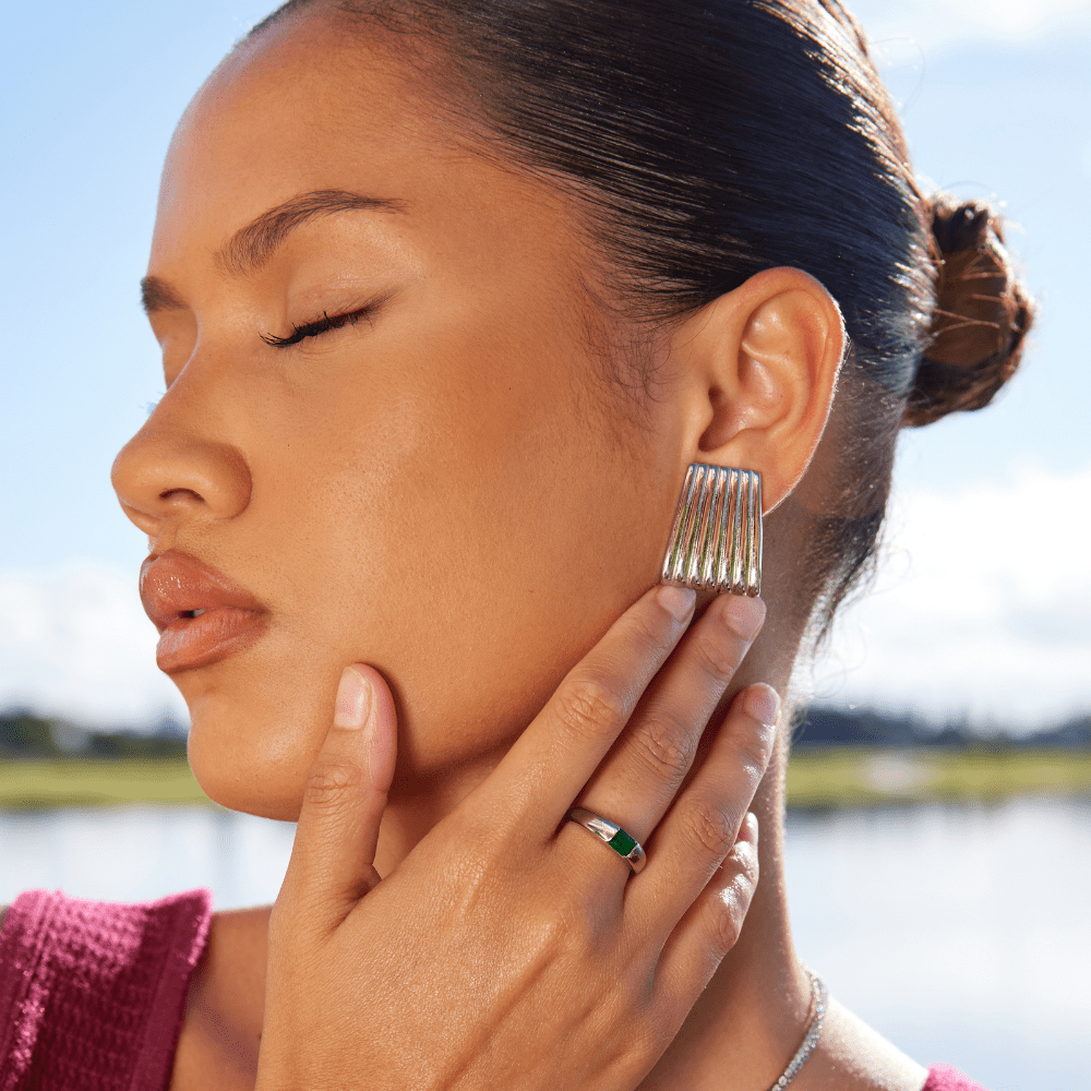 Nova Silber-Ohrringe