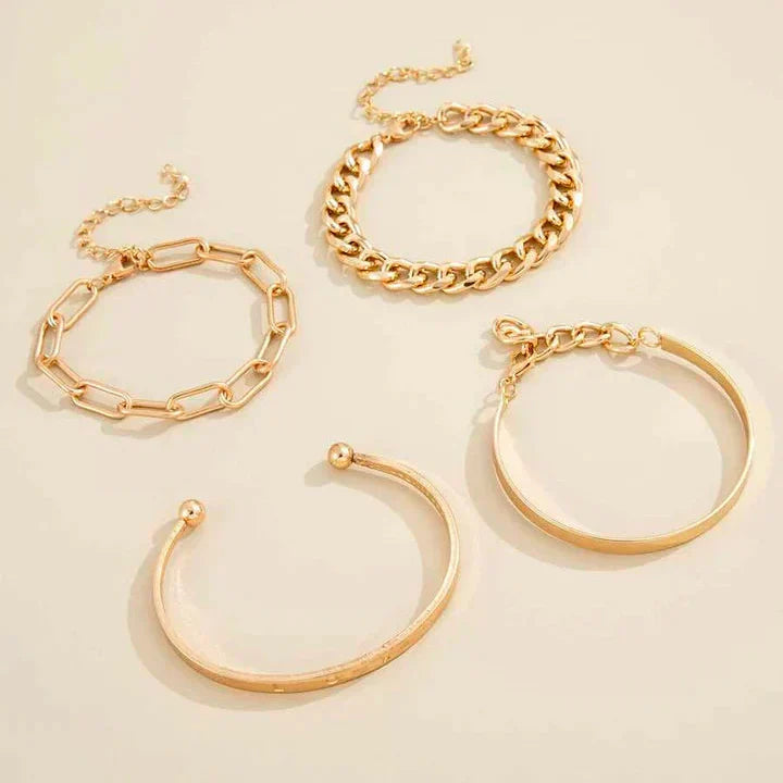 Mercer Armbandset | Gold