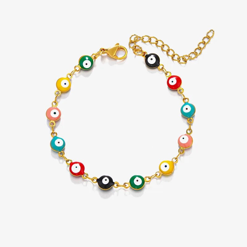 Tully Evil Eye Bracelet - Mehrere Farben zur Auswahl