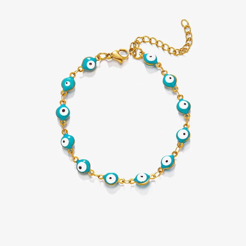Tully Evil Eye Bracelet - Mehrere Farben zur Auswahl