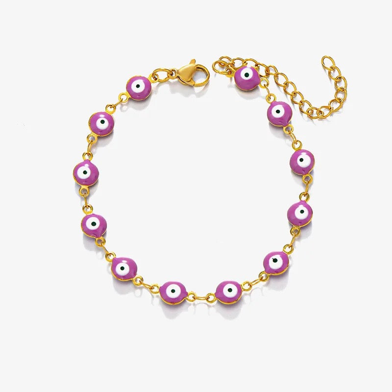 Tully Evil Eye Bracelet - Mehrere Farben zur Auswahl