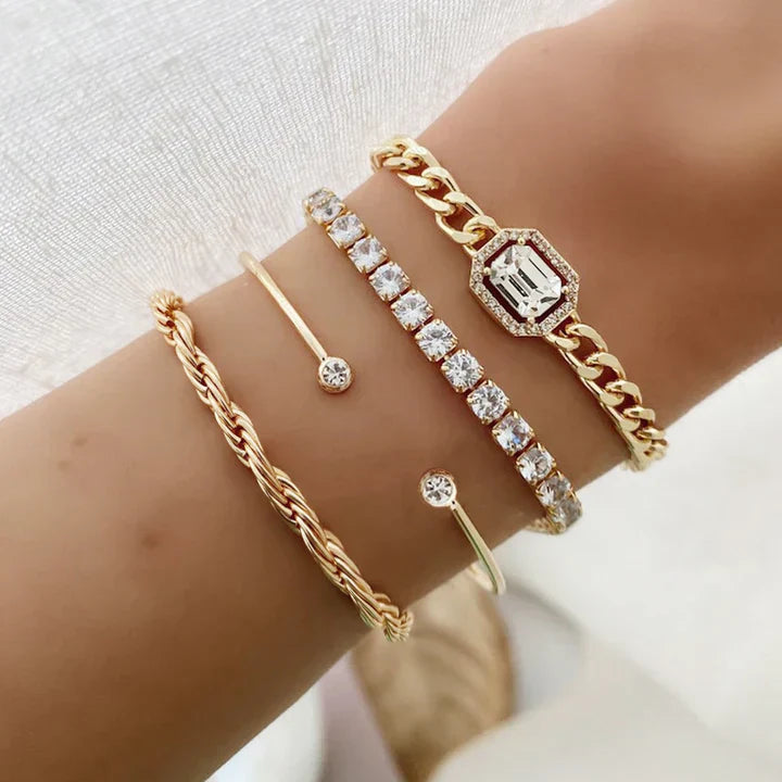 Domitia Armbandset | Gold