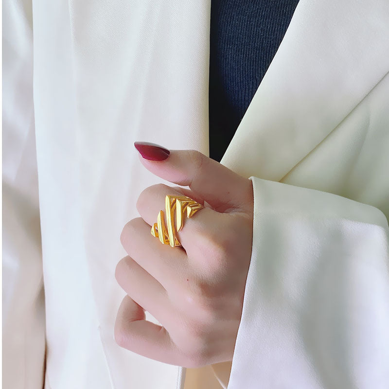 Geschichteter Twill-Ring