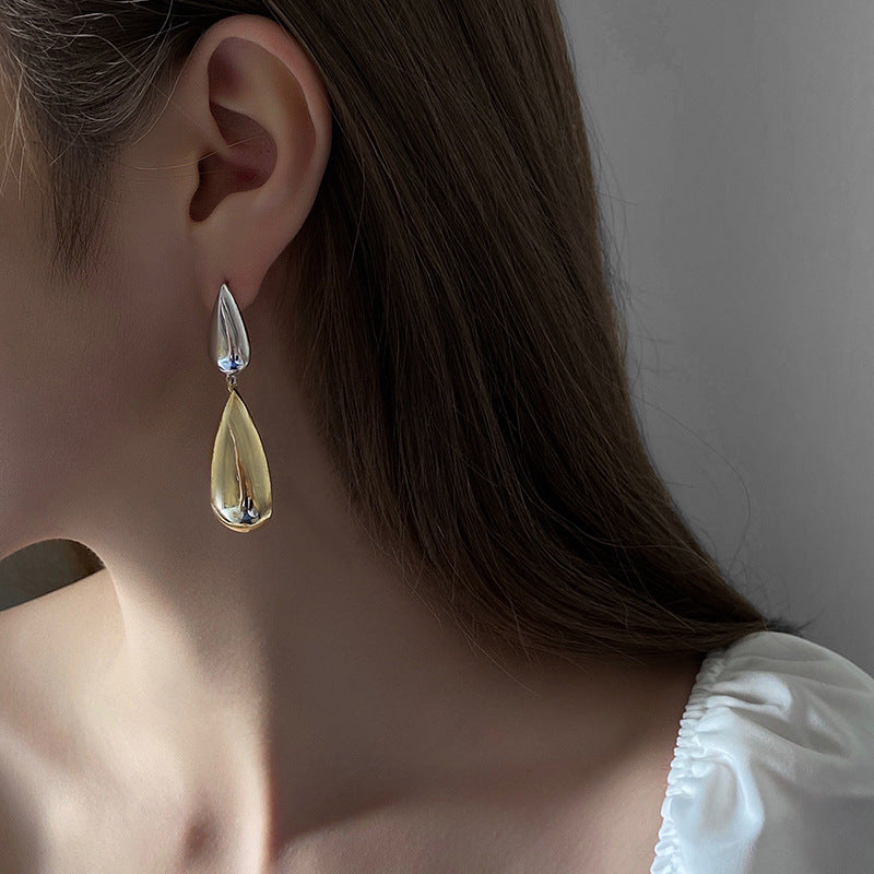 Wassertropfen Color Clash Ohrringe