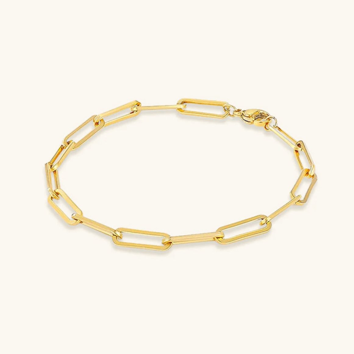 Eloise Gold Büroklammer-Armband