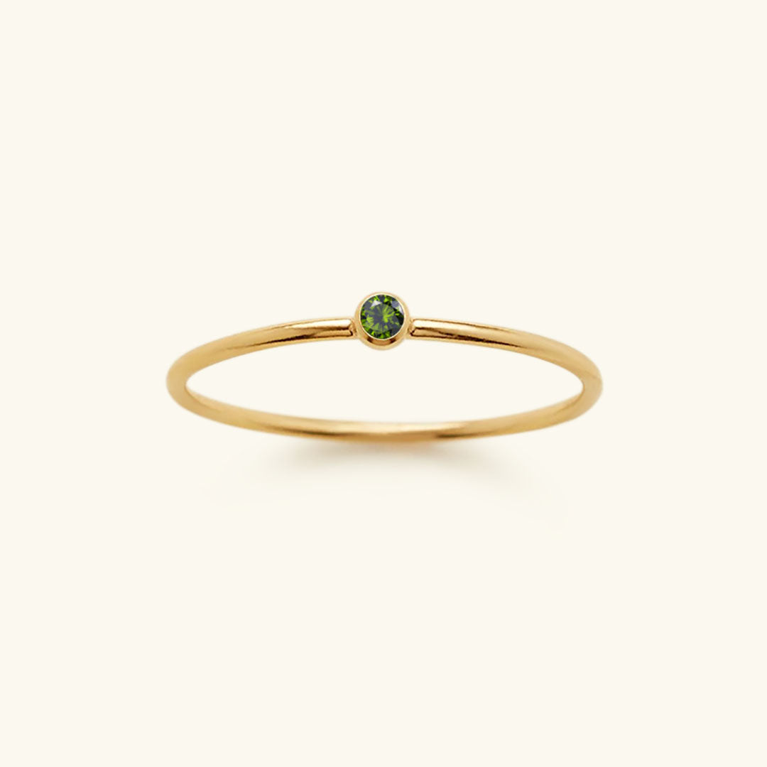 Amelia Geburtsstein Stapler Ring