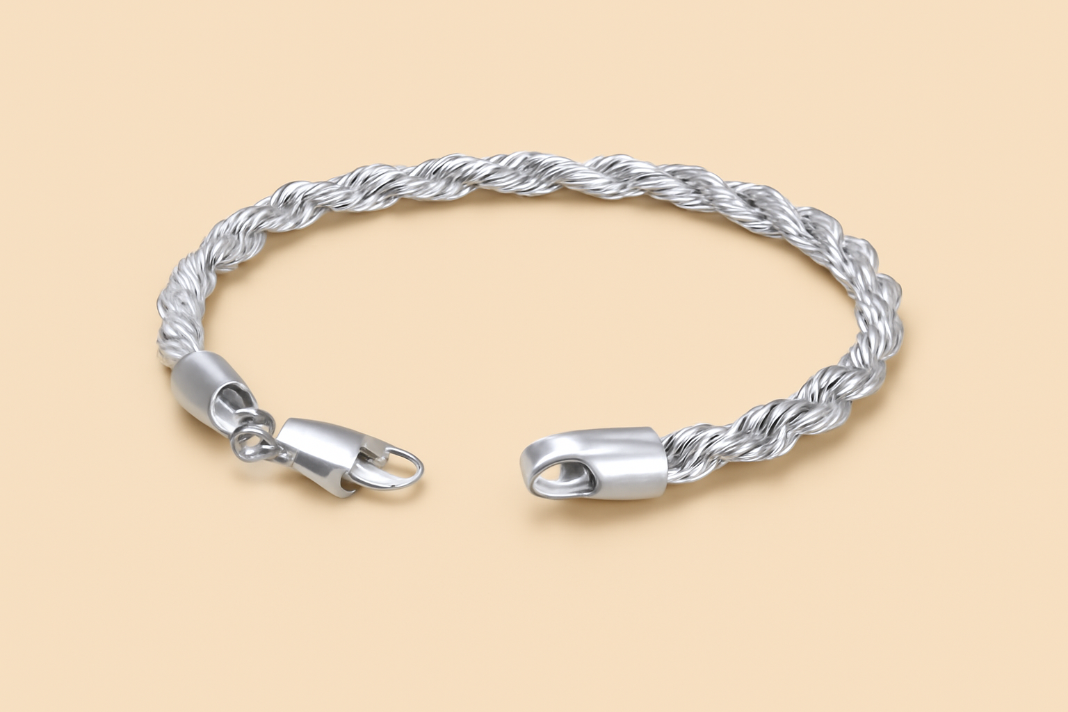 Stylisches 3mm Twist-Armband - Perfekt für Sie und Ihn