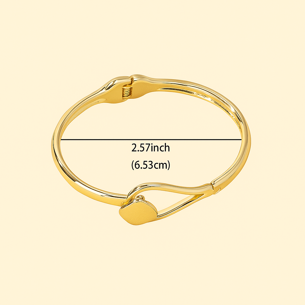 Minimalistisches vergoldetes Armband für Frauen