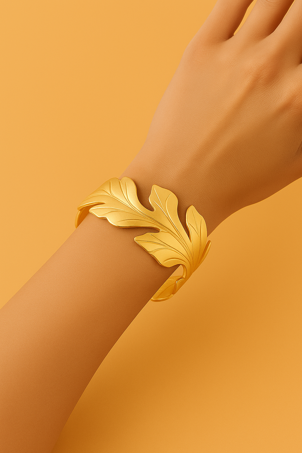 Damenarmband mit Blattgold - Schickes Accessoire für jeden Tag