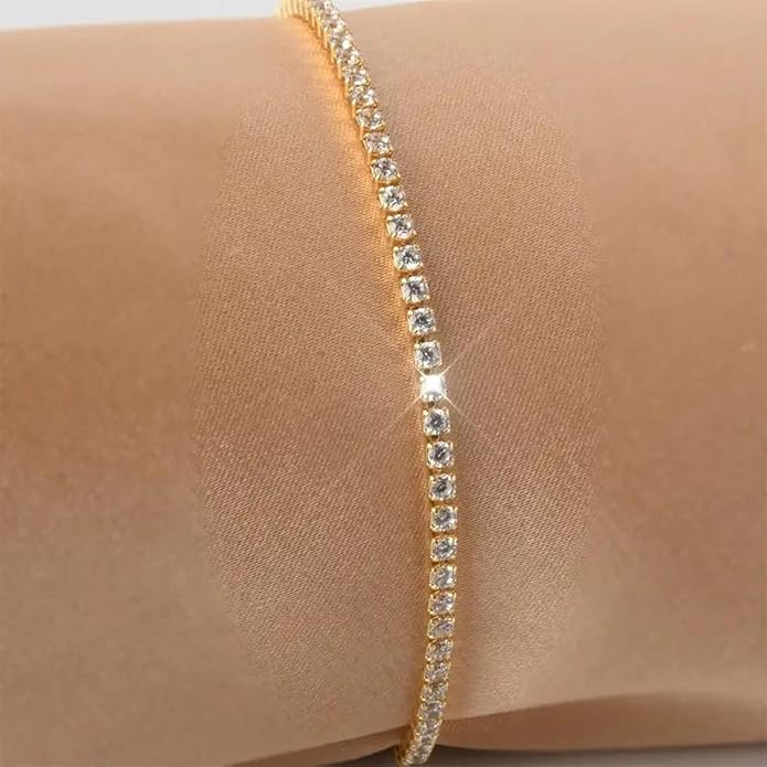 Grace Tennisarmband | Vergoldet