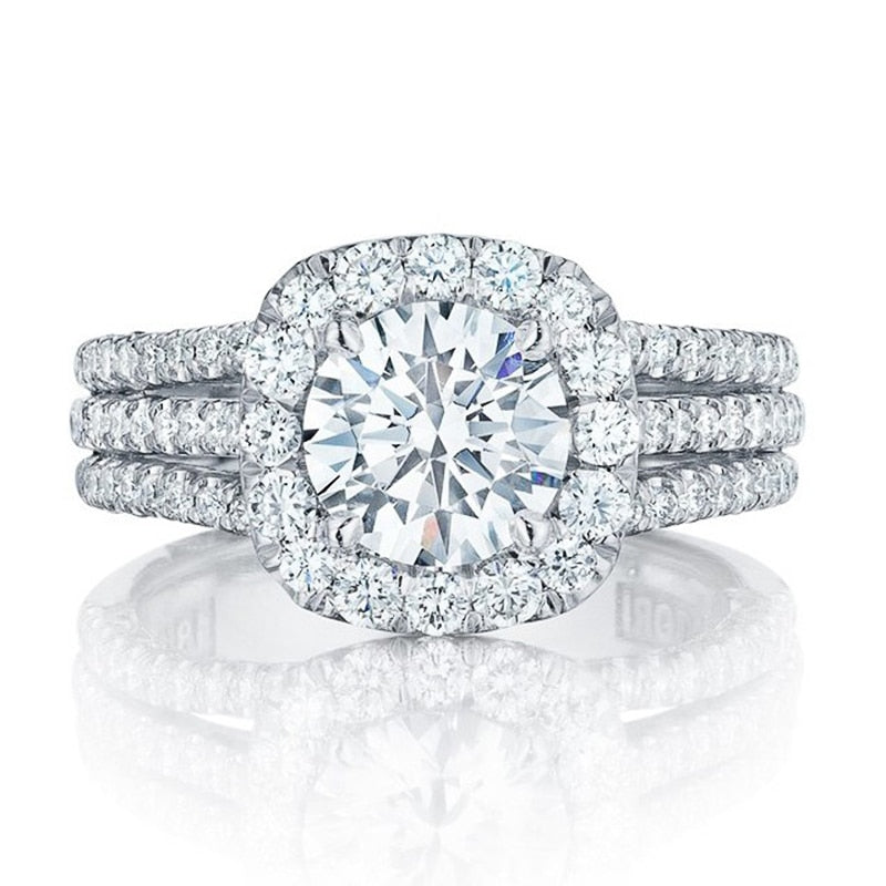 Clarinda Vellori Ring | Weißgold