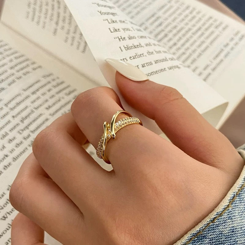 Personalisierter geometrischer verstellbarer Ring