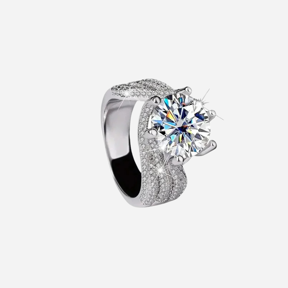 Juliette | Vintage gewellter Zirkonium Ring