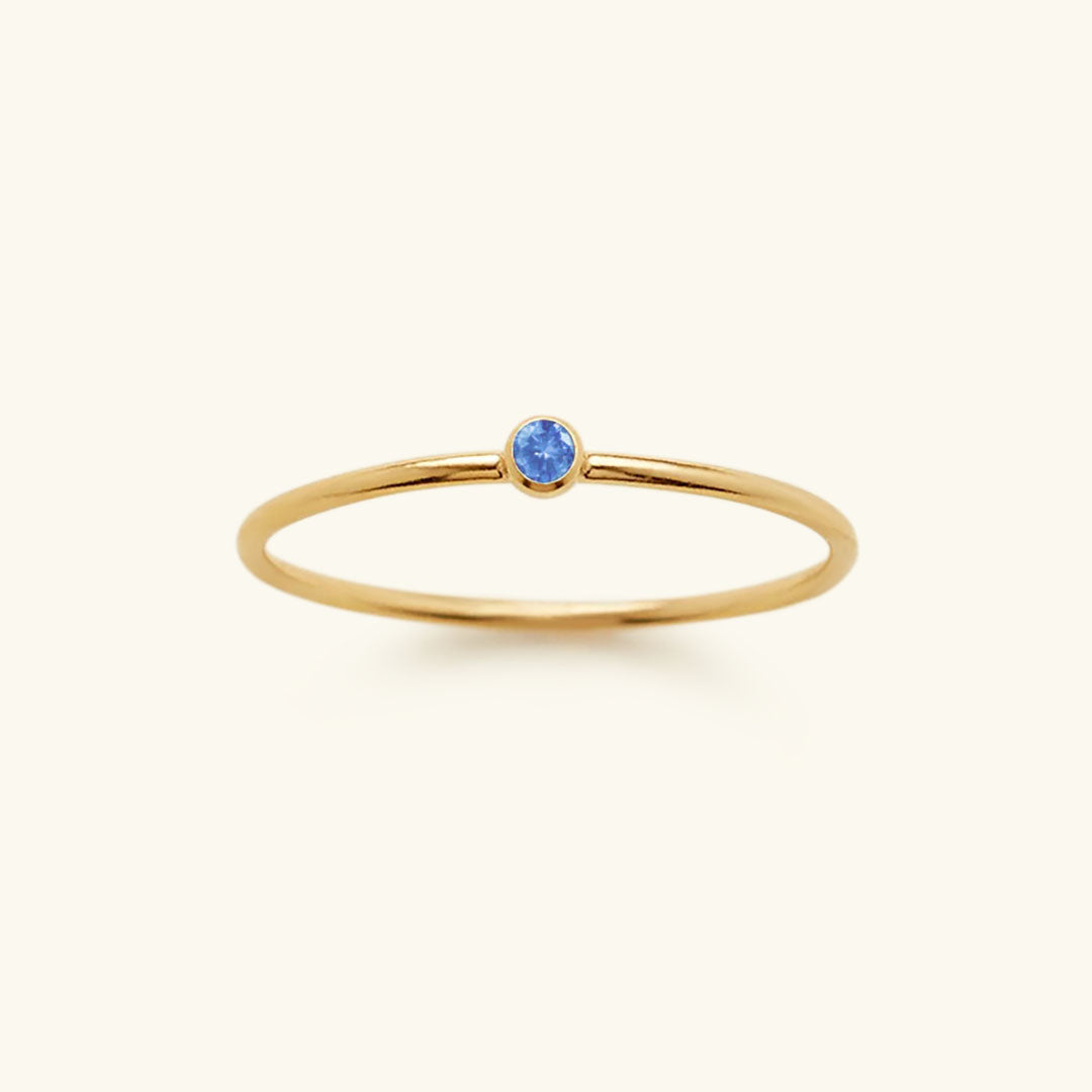 Amelia Geburtsstein Stapler Ring